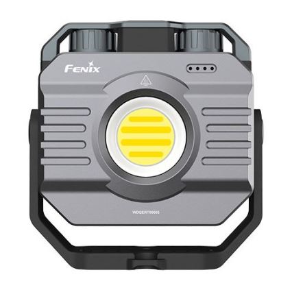 Fenix CL28R - Holofote LED regulável com power bank LED/USB IP66 2000 brilhante 360 h 10000 mAh com buzina para bicicleta