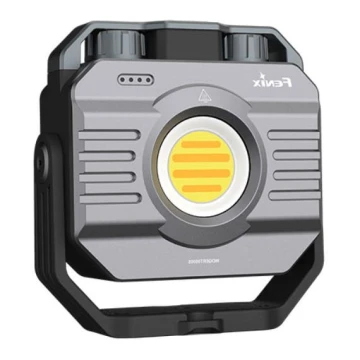 Fenix CL28R - Holofote LED regulável com power bank LED/USB IP66 2000 brilhante 360 h 10000 mAh com buzina para bicicleta