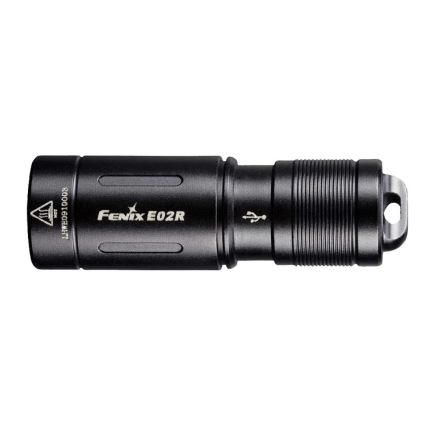Fenix E02RBLC - Lanterna recarregável LED LED/USB IP68 200 lm 6,5 h