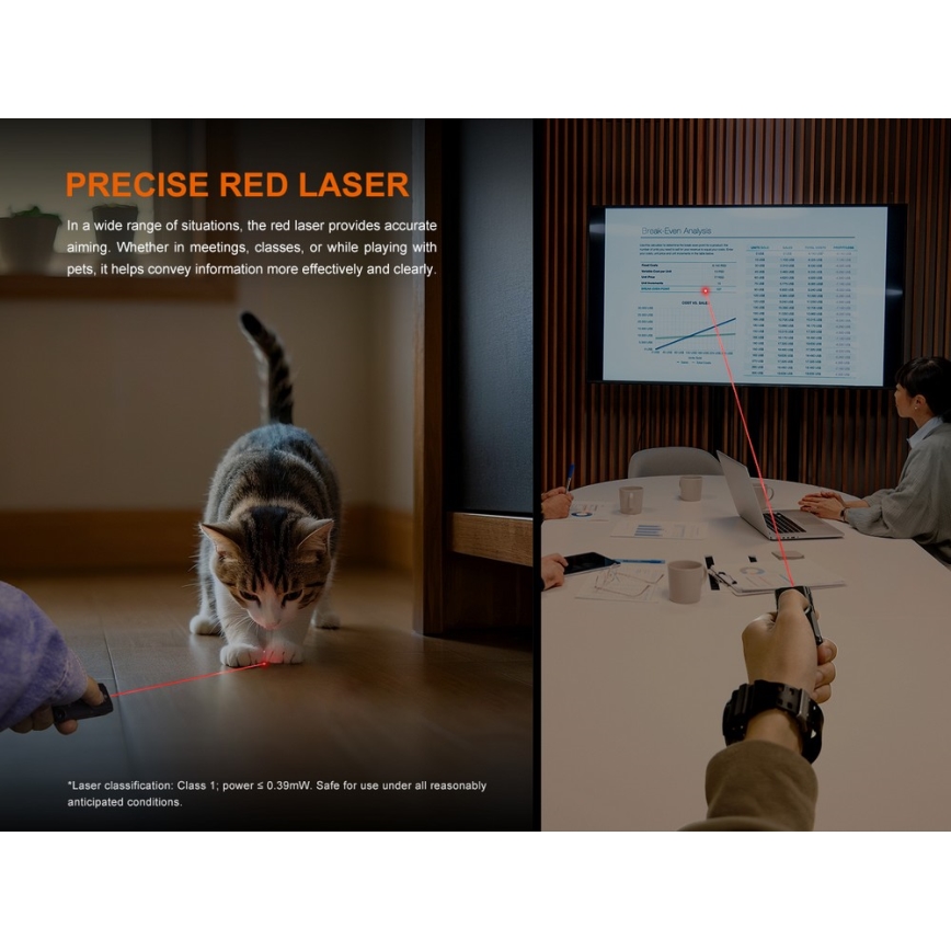 Fenix E06RGRY - Lanterna LED com regulação UV LED/USB IP66 700 brilhante 60 h 750 mAh cinzento