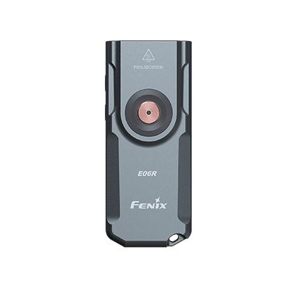 Fenix E06RGRY - Lanterna LED com regulação UV LED/USB IP66 700 brilhante 60 h 750 mAh cinzento