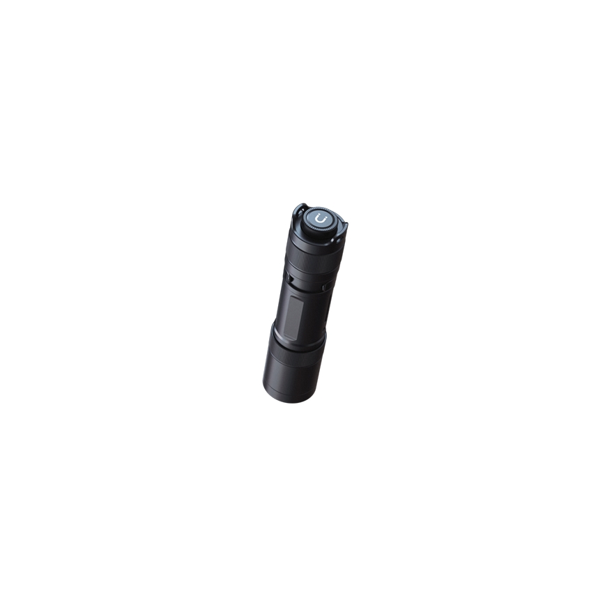 Fenix E12V30 - Lanterna LED recarregável com regulação de brilho LED/1xAA 2000 mAh IP68 200 lm 100 h preta