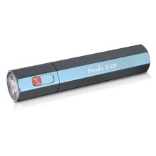 Fenix ECPBLUE - Lanterna recarregável LED com uma power bank USB IP68 1600 lm 504 h azul
