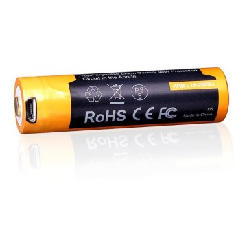 Fenix FE18650LI26USB - 1 unidade Bateria recarregável USB/3,6V 2600 mAh