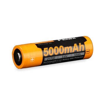 Fenix FE21700V20 - 1 unidade Bateria recarregável 21700/3,6V 5000 mAh