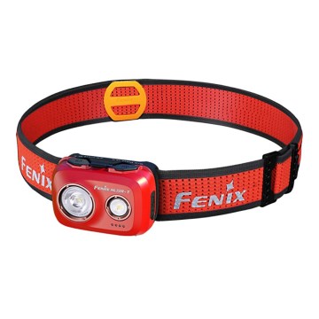 Fenix HL32RTRED - Lanterna de cabeça recarregável LED LED/USB/3xAAA IP66 800 lm 300 h vermelho/laranja