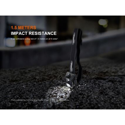 Fenix HL45R - LED Regulação recarregável focagem lanterna de cabeça LED/USB IP66 1000 brilhante 240 h preto