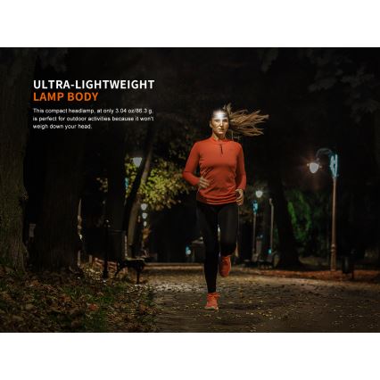 Fenix HM23V20 - LED Regulação lanterna de cabeça LED/1xAA IP68 300 lm 100 h