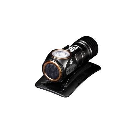 Fenix HM51RV30 - Lanterna frontal recarregável LED com controle de intensidade LED/USB/1xCR123A 950 mAh IP68 860 lm 125 h laranja