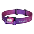 Fenix HM55RNBL - Lanterna frontal recarregável com regulação de intensidade LED/USB/1xCR123A 1600 mAh IP68 1200 lm 141,2 h roxa