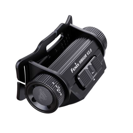 Fenix HM60RV20 - Lanterna de cabeça recarregável LED/USB com brilho ajustável, 4000 mAh, IP68, 1600 lm, 292 h, laranja