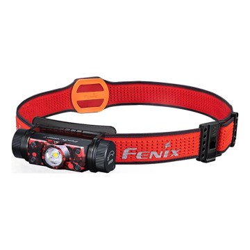 Fenix HM62TMGM - Lanterna de cabeça LED com regulação LED/USB IP68 1200 brilhante 280 h 3400 mAh