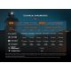 Fenix HM65RDTBLC - Lanterna de cabeça recarregável LED LED/USB IP68 1500 lm 300 h preto/laranja