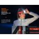 Fenix HM65RDTNEB -Lanterna de cabeça recarregável LED LED/USB IP68 1500 lm 300 h roxo/rosa