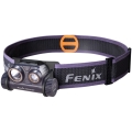 Fenix HM65RDTPRP - Lanterna de cabeça recarregável LED LED/USB IP68 1500 lm 300 h roxo/preto
