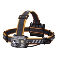 Fenix HP16R1250 - Lanterna de cabeça recarregável LED 3xLED/USB 4xAA IP66 1250 Eu 600 h 3000 mAh