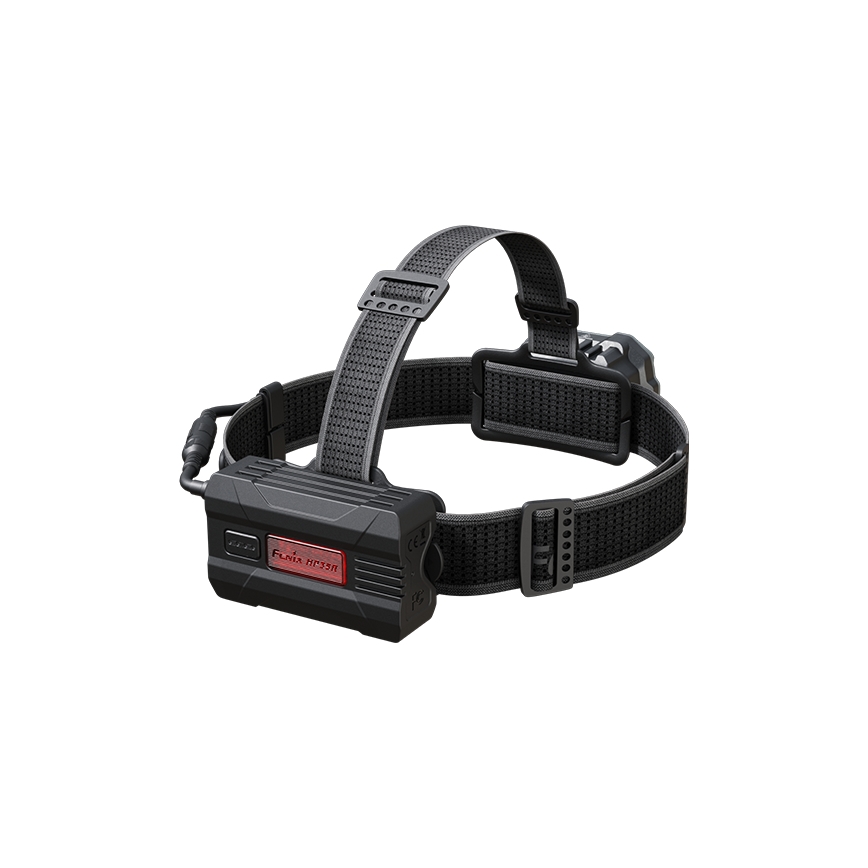 Fenix HP35R - Lanterna frontal LED recarregável e regulável LED/USB 5000 mAh IP66 4000 lm 500 h preta