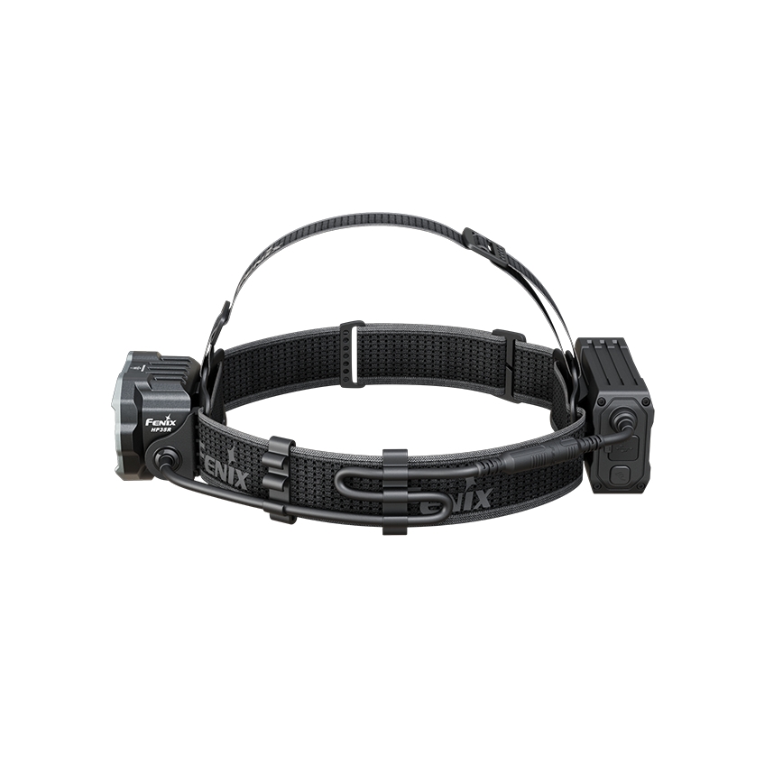 Fenix HP35R - Lanterna frontal LED recarregável e regulável LED/USB 5000 mAh IP66 4000 lm 500 h preta