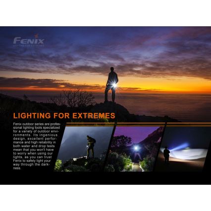 Fenix LD22V20 - Lanterna LED Recarregável LED/USB IP66 800 lm 220 hrs