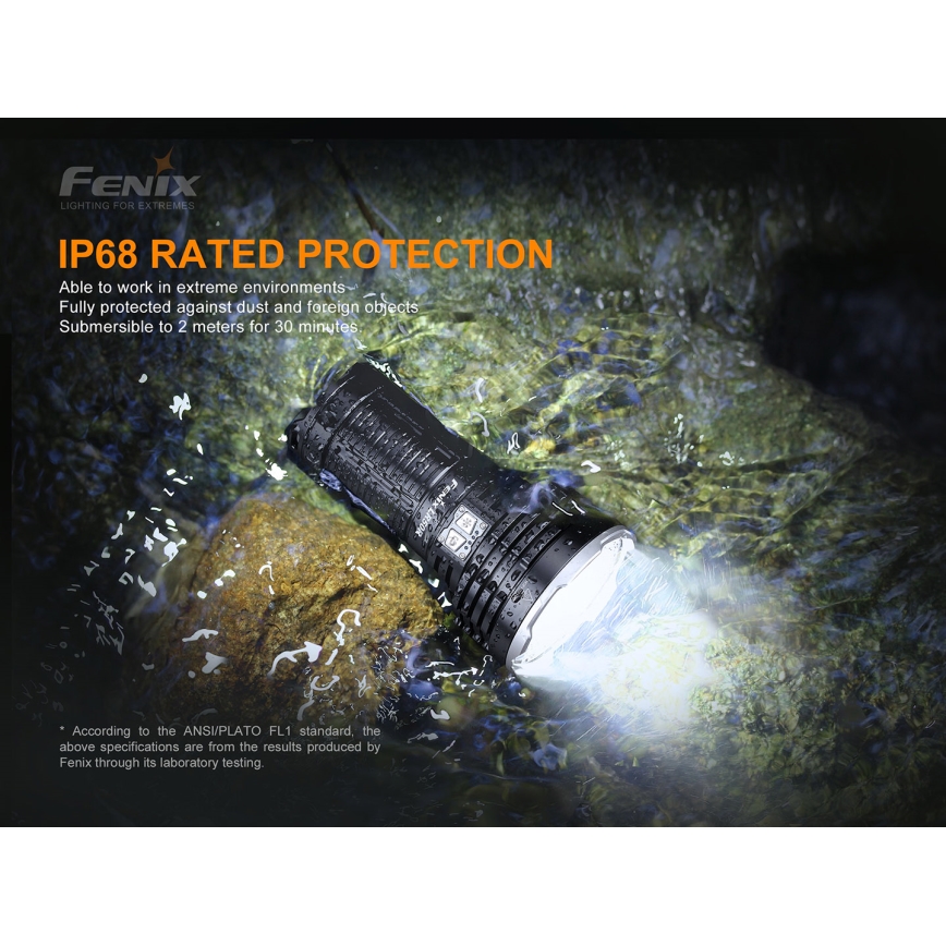 Fenix LR50R - Lanterna recarregável LED 4xLED/USB IP68 12000 lm 58 hrs