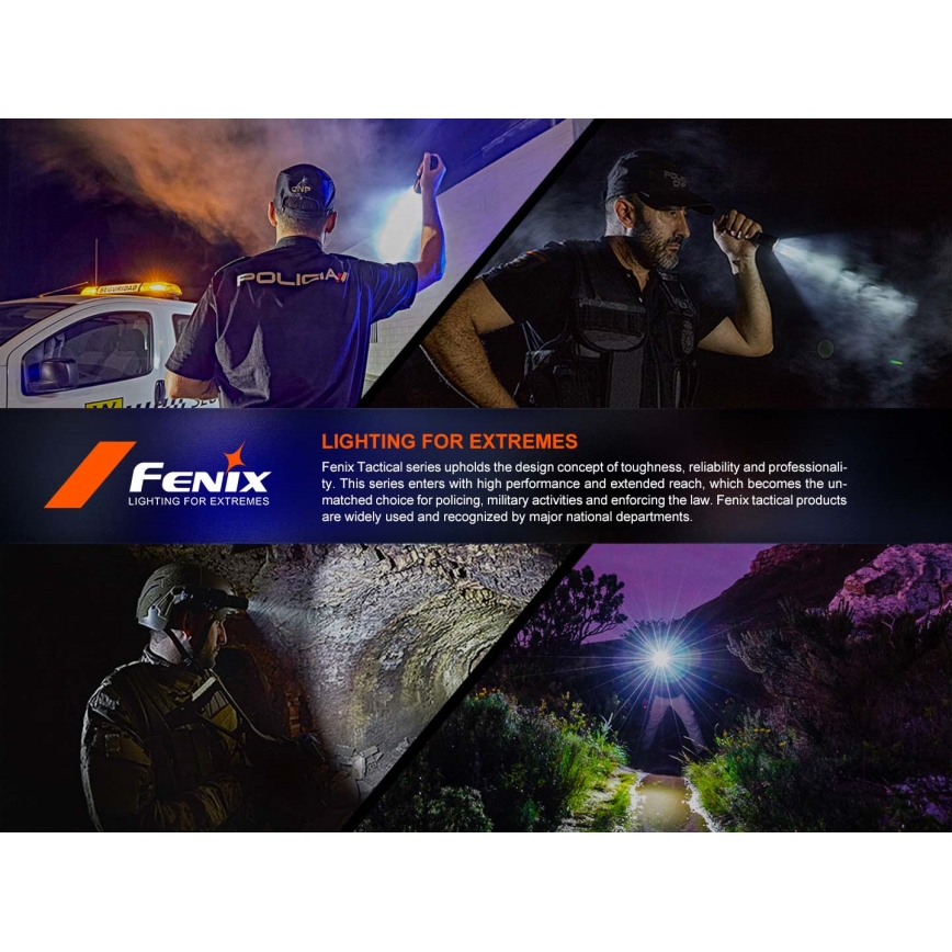 Fenix PD36RACE - Lanterna LED recarregável com regulagem de intensidade, carregamento USB, 5000 mAh, IP68, 3000 lm, 63,45 h, preta