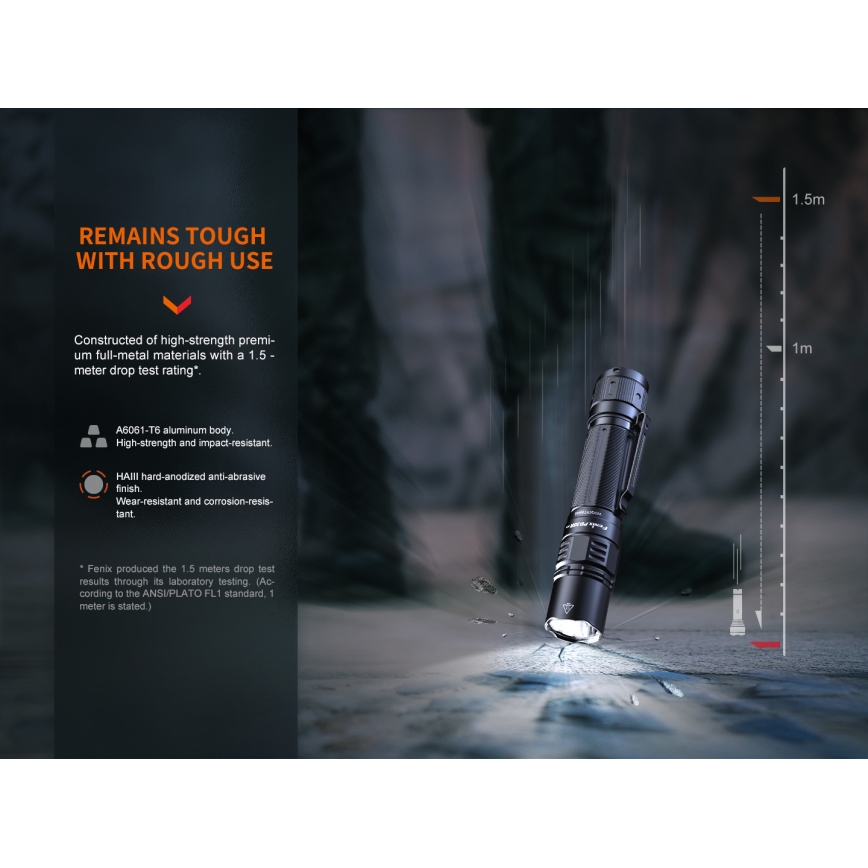 Fenix PD36RPRO - Lanterna tática LED recarregável LED/USB IP68 2800 lm 42 h 5000 mAh