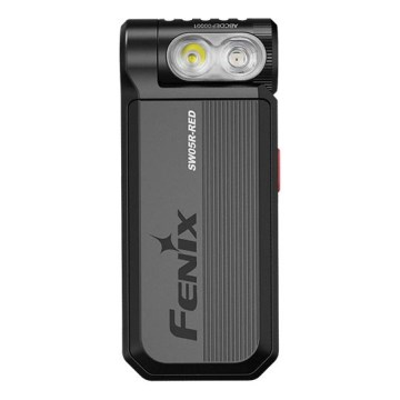 Fenix SW05RREDBLC - Lanterna LED com regulação LED/USB IPX6 150 lm 49 h 700 mAh preto