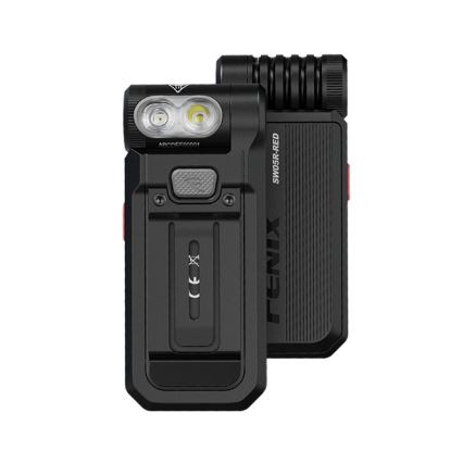 Fenix SW05RREDBLC - Lanterna LED com regulação LED/USB IPX6 150 lm 49 h 700 mAh preto