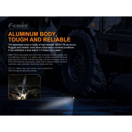 Fenix TK16V20 - Lanterna recarregável LED LED/1x21700 IP68 3100 lm 43 hrs