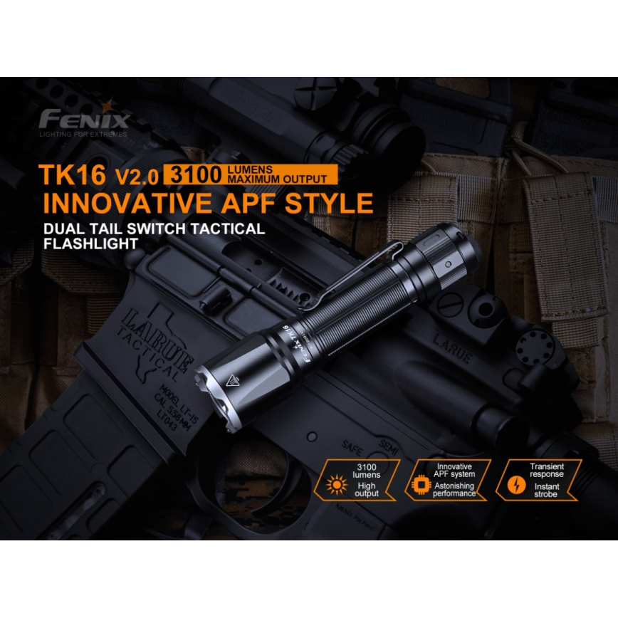 Fenix TK16V20 - Lanterna recarregável LED LED/1x21700 IP68 3100 lm 43 hrs