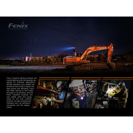 Fenix WT16R - Lanterna recarregável LED 2xLED/USB IP66 300 lm 30 hrs