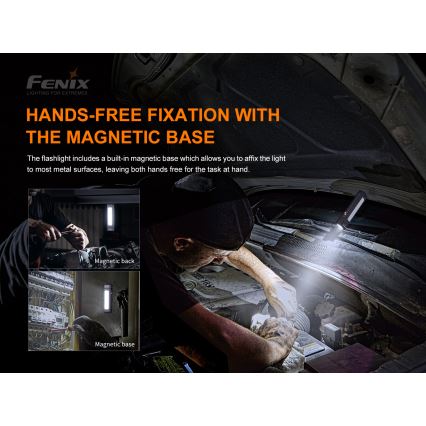 Fenix WT16R - Lanterna recarregável LED 2xLED/USB IP66 300 lm 30 hrs