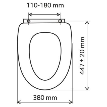 FERRO - Assento de sanita SoftClose, MDF / decor freixo