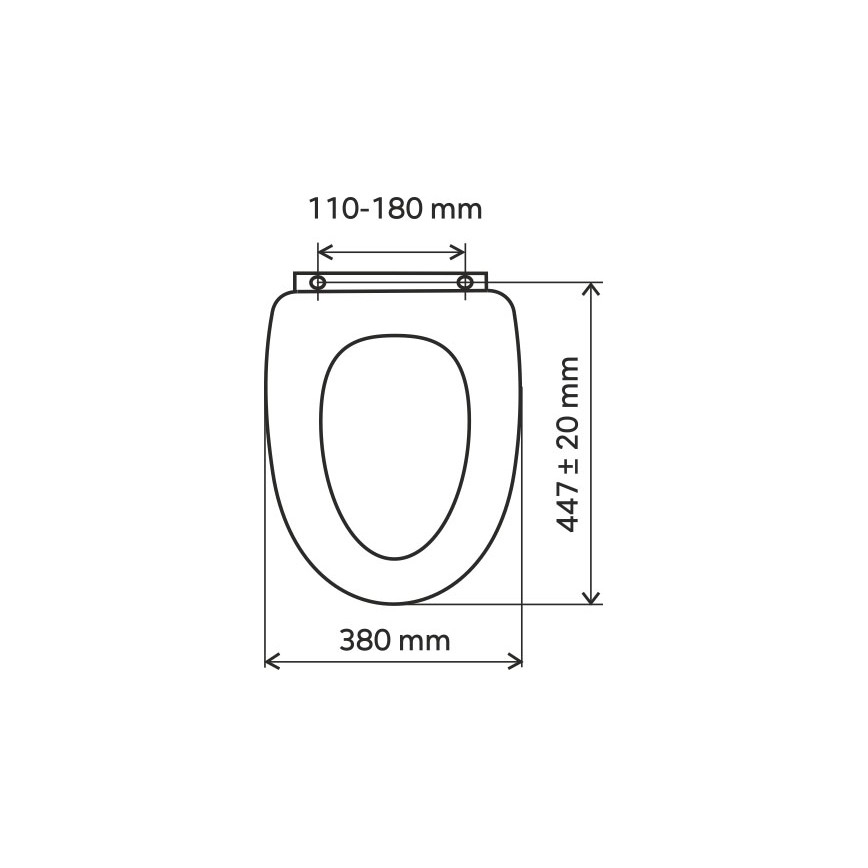 FERRO - Assento de sanita SoftClose, MDF / decor freixo