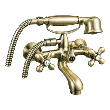 FERRO - Conjunto para banheira com misturador ANTICA RETRO, acabamento bronze