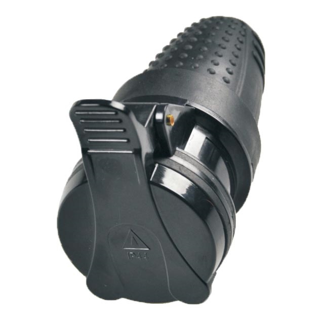 Ficha de borracha para ambiente húmido 230V/16A IP44