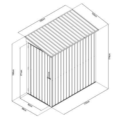 Fieldmann - Abrigo de jardim
