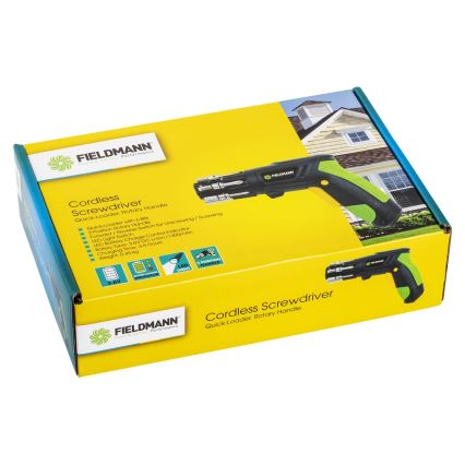 Fieldmann - Aparafusadora sem fio 3,6V 1300 mAh