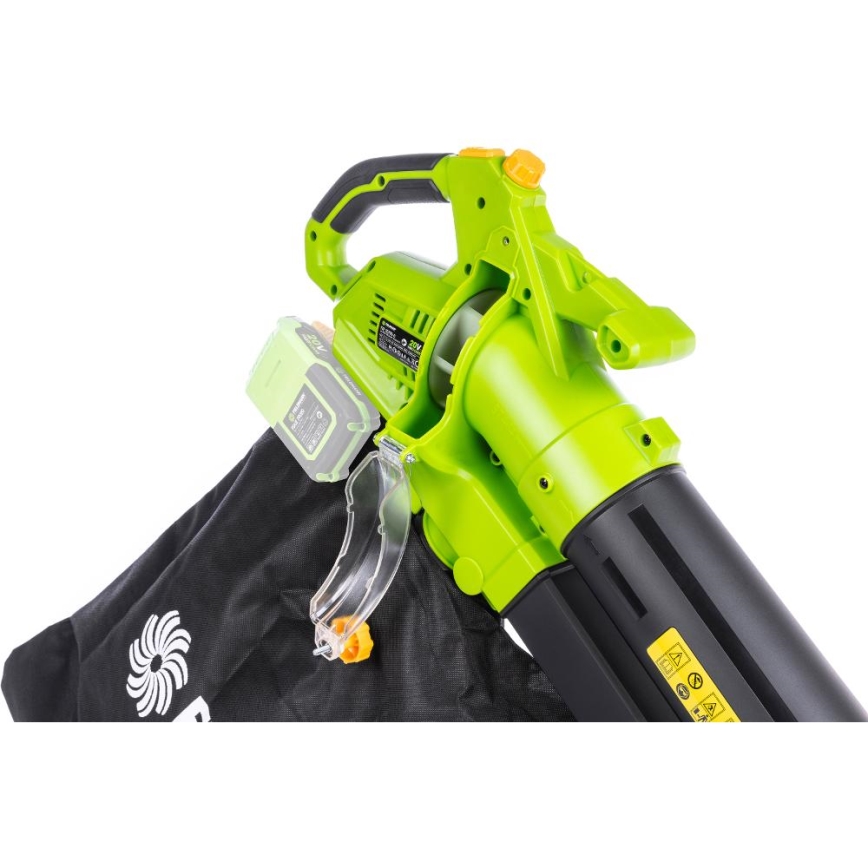 Fieldmann - Aspirador e soprador de jardim sem fios 20V