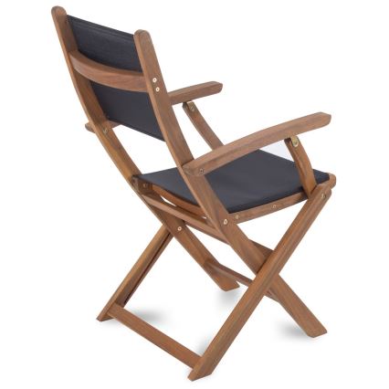 Fieldmann - Cadeira de jardim dobrável acacia