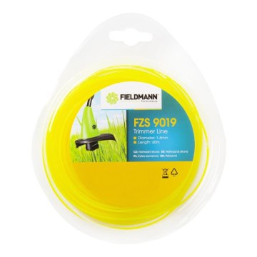 Fieldmann - Fio de substituição para corta-relvas de jardim 60m/1,4mm