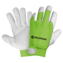 Fieldmann - Luvas de trabalho verde/branco