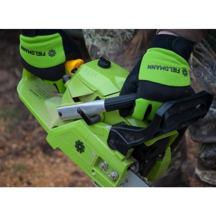 Fieldmann - luvas de trabalho XXL preto/verde