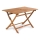 Fieldmann - Mesa de jardim dobrável 120x70 cm em acácia