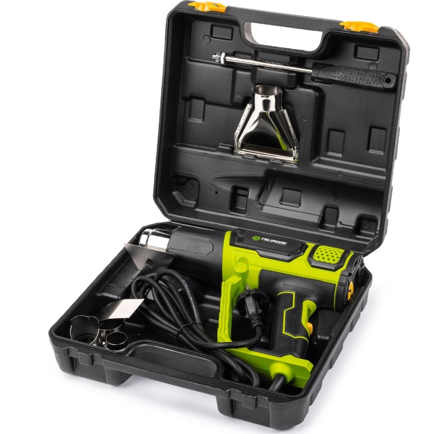 Fieldmann - Pistola de aquecimento com acessórios 2000W/230V