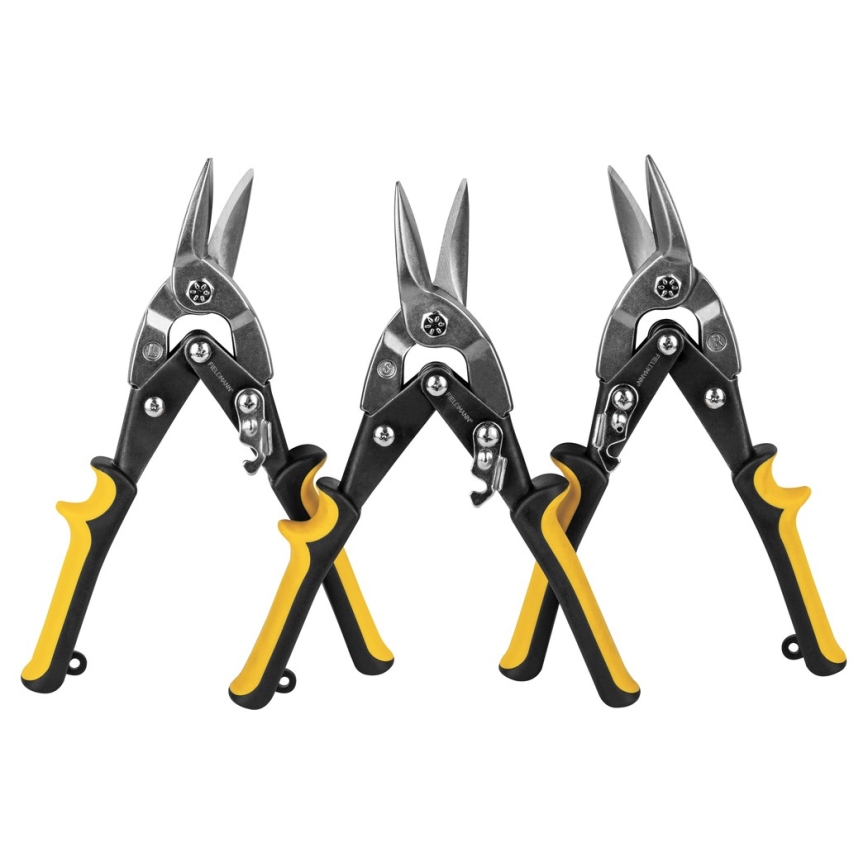 Fieldmann - Tesoura para metal 3 pcs