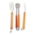 Fieldmann - Utensílios de grelhar 3 unid. de aço inoxidável