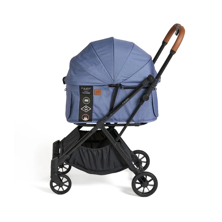 Fikago - Carrinho de passeio para cães e gatos FTG Blue Note
