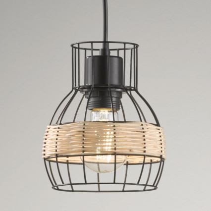 Fischer & Honsel 60798 - Candelabro suspenso STRAW 3xE27/40W/230V