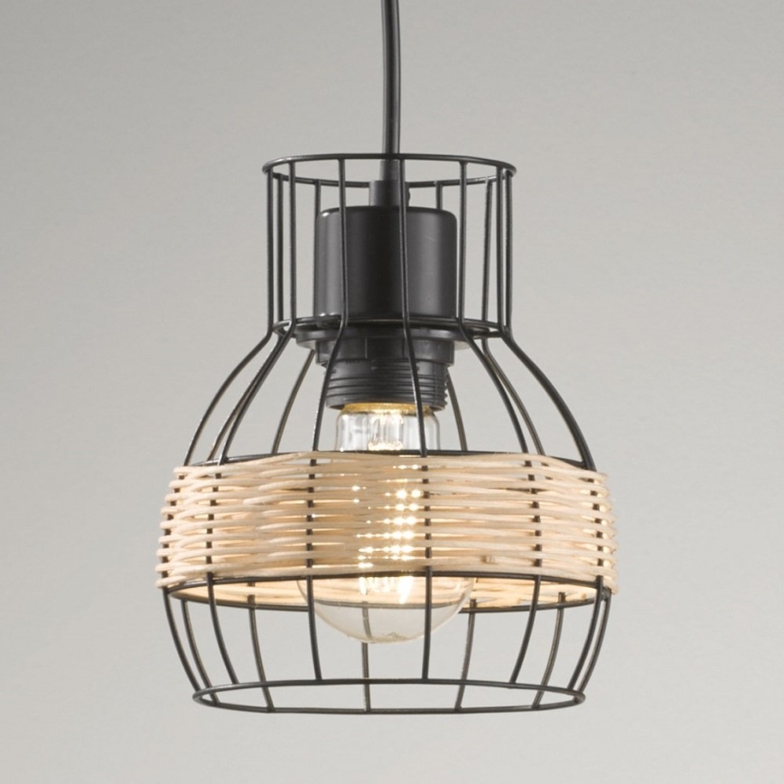 Fischer & Honsel 60798 - Candelabro suspenso STRAW 3xE27/40W/230V